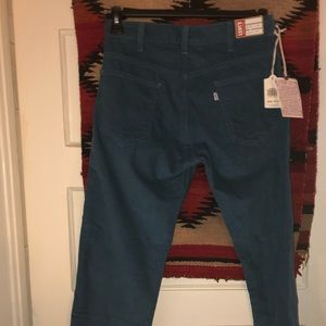 Levi’s white label lvc blue corduroy pants 2017